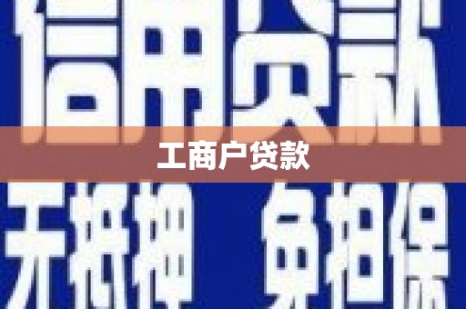 坡头工商户贷款