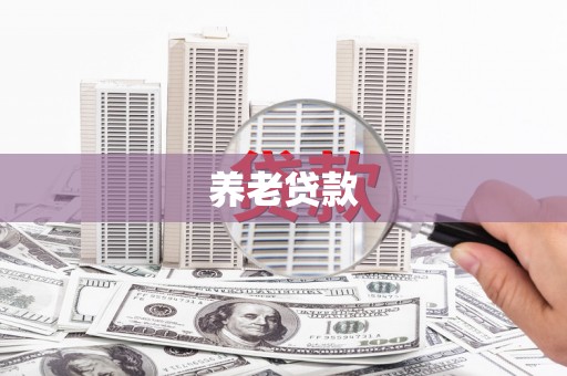 坡头养老贷款