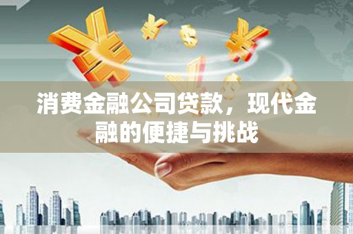 坡头消费金融公司贷款，现代金融的便捷与挑战