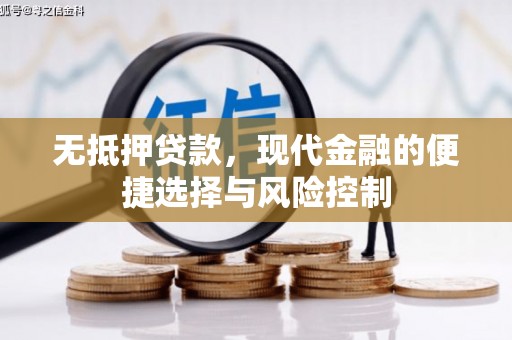 坡头无抵押贷款，现代金融的便捷选择与风险控制