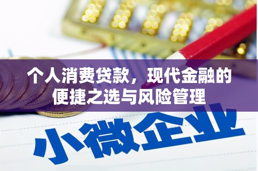 坡头个人消费贷款，现代金融的便捷之选与风险管理