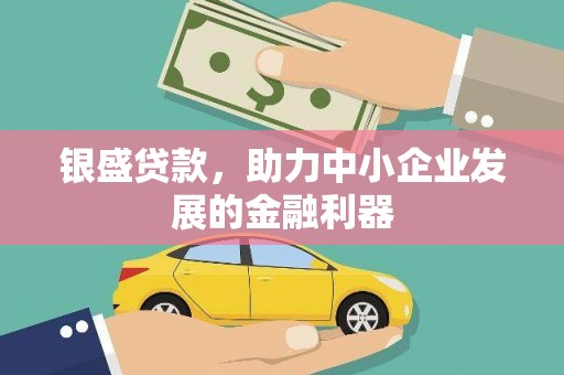坡头银盛贷款，助力中小企业发展的金融利器