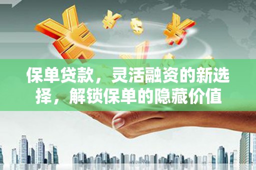 坡头保单贷款，灵活融资的新选择，解锁保单的隐藏价值