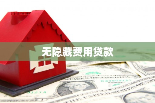 坡头无隐藏费用贷款