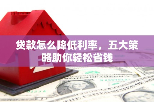 坡头贷款怎么降低利率，五大策略助你轻松省钱