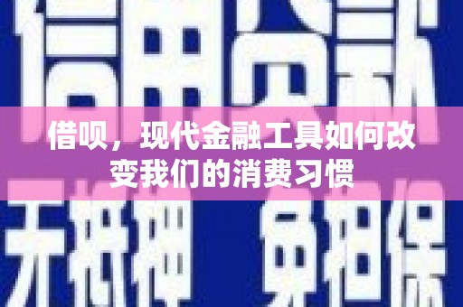坡头借呗，现代金融工具如何改变我们的消费习惯