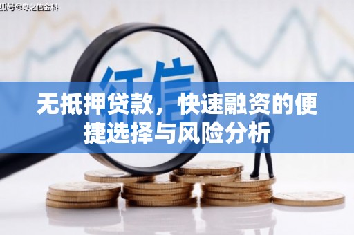 坡头无抵押贷款，快速融资的便捷选择与风险分析