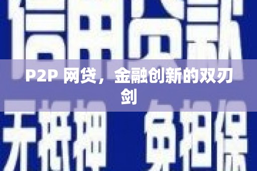 坡头P2P 网贷，金融创新的双刃剑