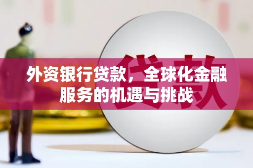 坡头外资银行贷款，全球化金融服务的机遇与挑战