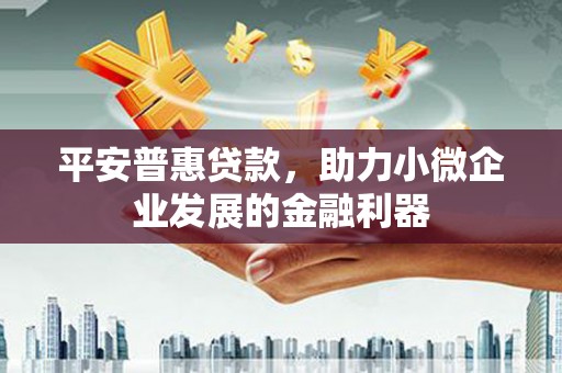 坡头平安普惠贷款，助力小微企业发展的金融利器