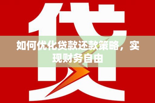 坡头如何优化贷款还款策略，实现财务自由