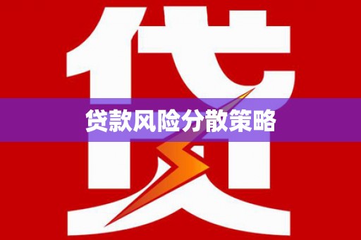 坡头贷款风险分散策略
