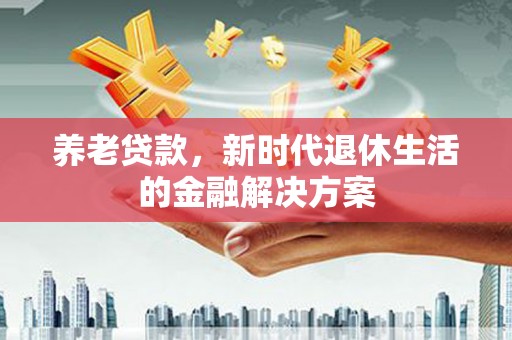 坡头养老贷款，新时代退休生活的金融解决方案