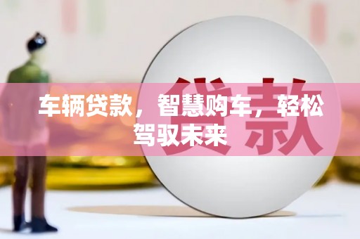坡头车辆贷款，智慧购车，轻松驾驭未来