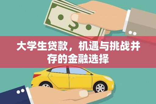 坡头大学生贷款，机遇与挑战并存的金融选择