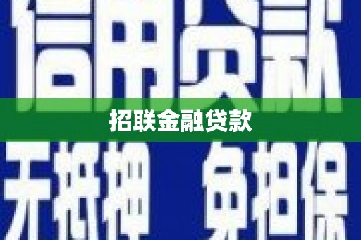 坡头招联金融贷款