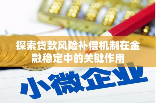 坡头探索贷款风险补偿机制在金融稳定中的关键作用