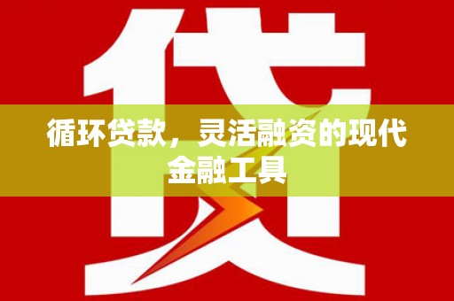 坡头循环贷款，灵活融资的现代金融工具