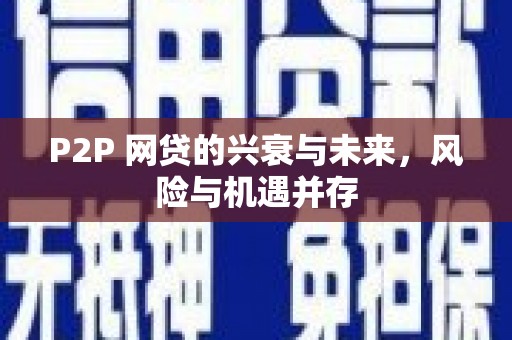 坡头P2P 网贷的兴衰与未来，风险与机遇并存