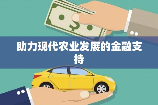 坡头助力现代农业发展的金融支持
