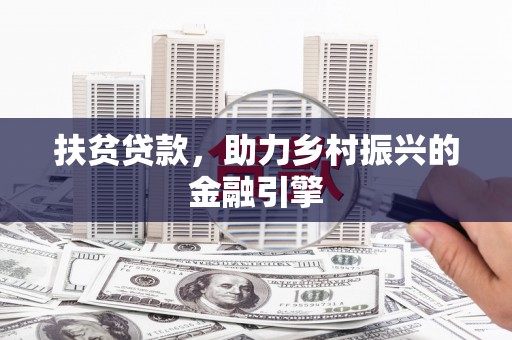 坡头扶贫贷款，助力乡村振兴的金融引擎